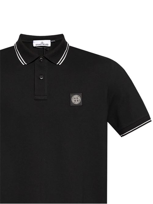 Polo shirt with patch STONE ISLAND | 1522002SCS0018V0029